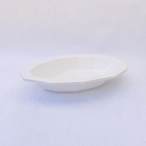 CERIART White Oval Serving Platter Dish Made In Portugal 15in